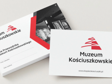 Imienna karta przewodnika po muzeum kościuszkowskim